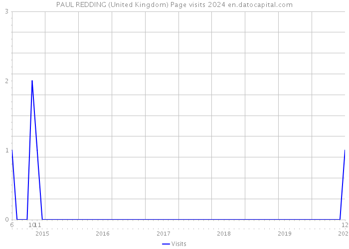 PAUL REDDING (United Kingdom) Page visits 2024 