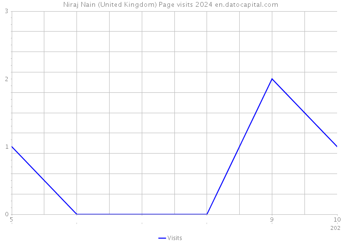 Niraj Nain (United Kingdom) Page visits 2024 