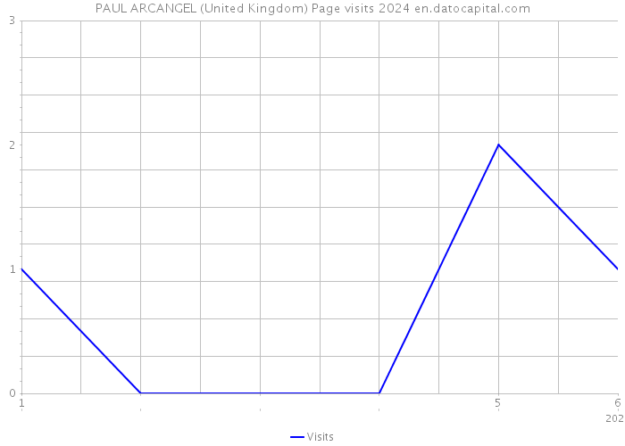 PAUL ARCANGEL (United Kingdom) Page visits 2024 