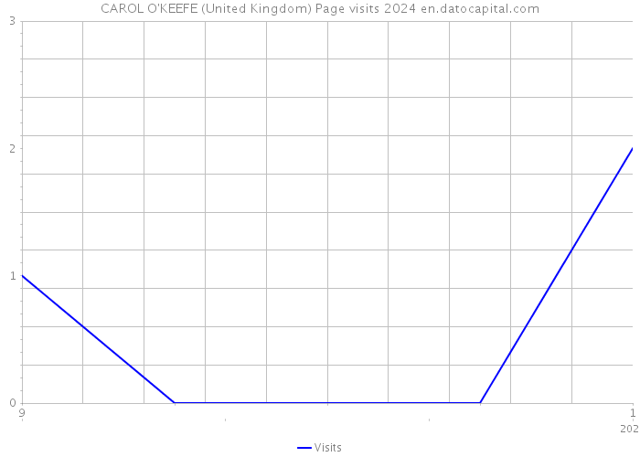 CAROL O'KEEFE (United Kingdom) Page visits 2024 