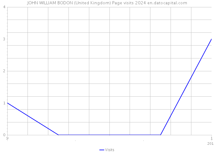 JOHN WILLIAM BODON (United Kingdom) Page visits 2024 