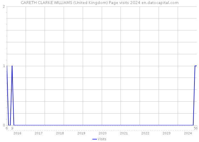 GARETH CLARKE WILLIAMS (United Kingdom) Page visits 2024 