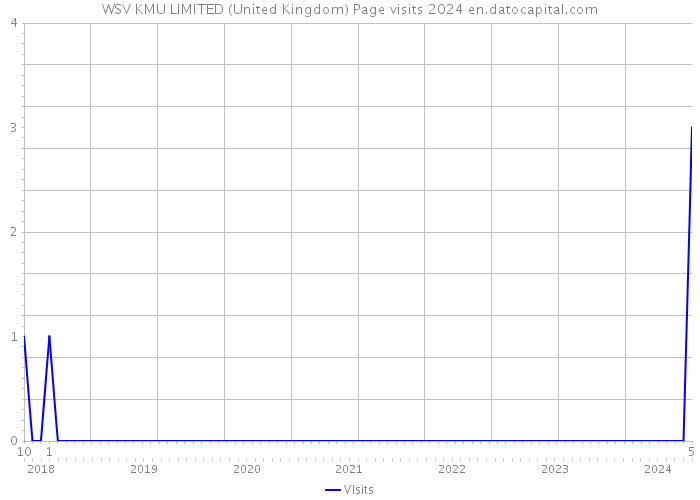 WSV KMU LIMITED (United Kingdom) Page visits 2024 