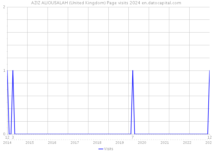 AZIZ ALIOUSALAH (United Kingdom) Page visits 2024 