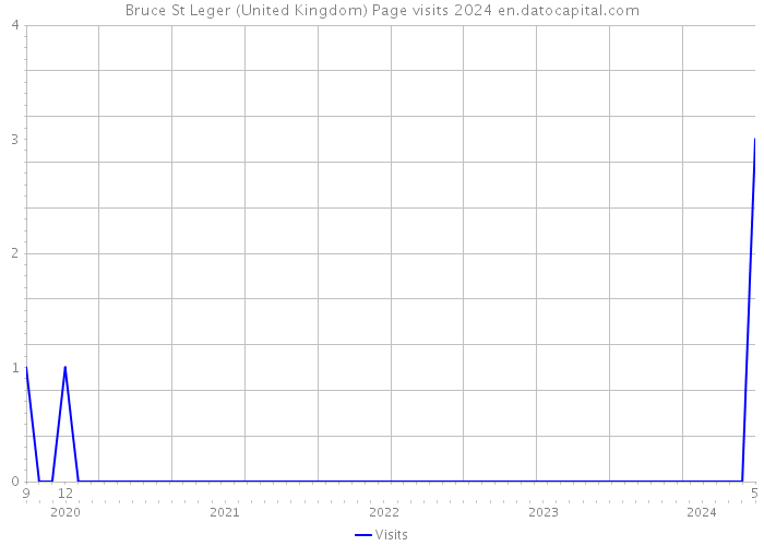 Bruce St Leger (United Kingdom) Page visits 2024 