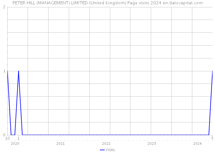 PETER HILL (MANAGEMENT) LIMITED (United Kingdom) Page visits 2024 