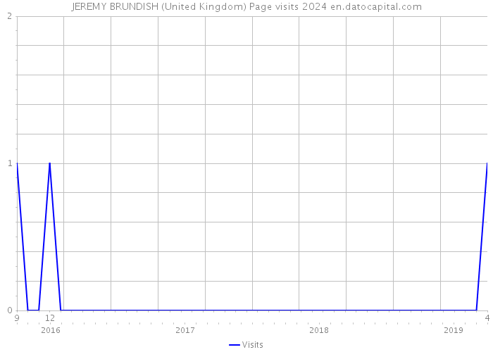 JEREMY BRUNDISH (United Kingdom) Page visits 2024 