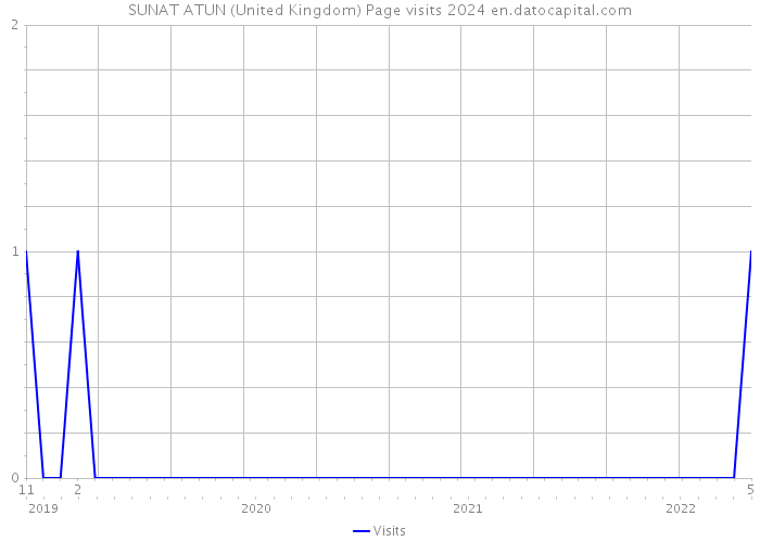 SUNAT ATUN (United Kingdom) Page visits 2024 