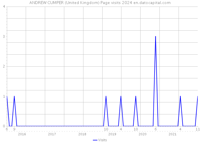 ANDREW CUMPER (United Kingdom) Page visits 2024 