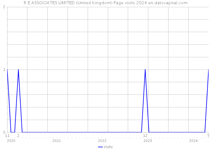 R E ASSOCIATES LIMITED (United Kingdom) Page visits 2024 