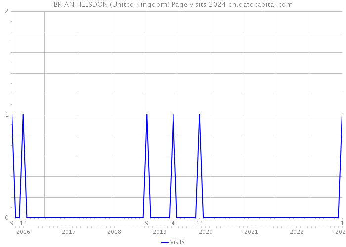BRIAN HELSDON (United Kingdom) Page visits 2024 
