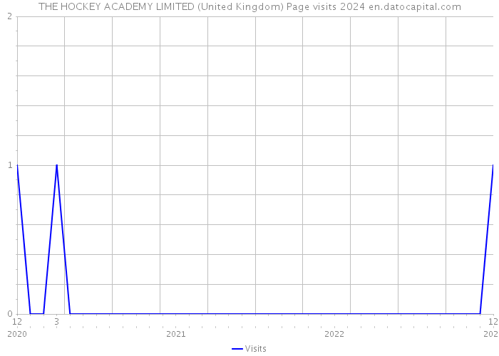 THE HOCKEY ACADEMY LIMITED (United Kingdom) Page visits 2024 