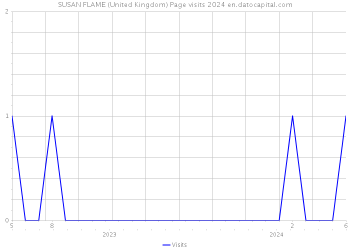 SUSAN FLAME (United Kingdom) Page visits 2024 
