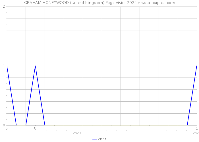 GRAHAM HONEYWOOD (United Kingdom) Page visits 2024 