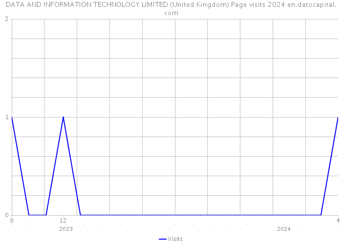 DATA AND INFORMATION TECHNOLOGY LIMITED (United Kingdom) Page visits 2024 