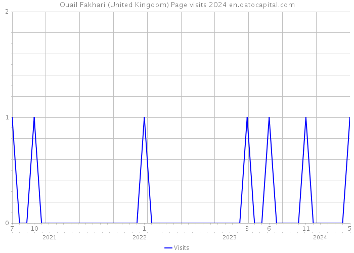 Ouail Fakhari (United Kingdom) Page visits 2024 