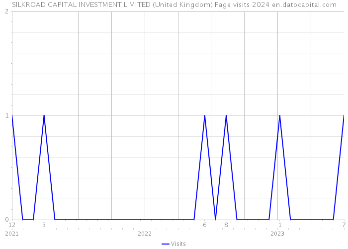 SILKROAD CAPITAL INVESTMENT LIMITED (United Kingdom) Page visits 2024 