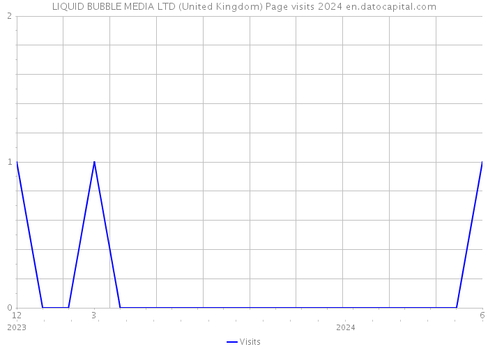 LIQUID BUBBLE MEDIA LTD (United Kingdom) Page visits 2024 