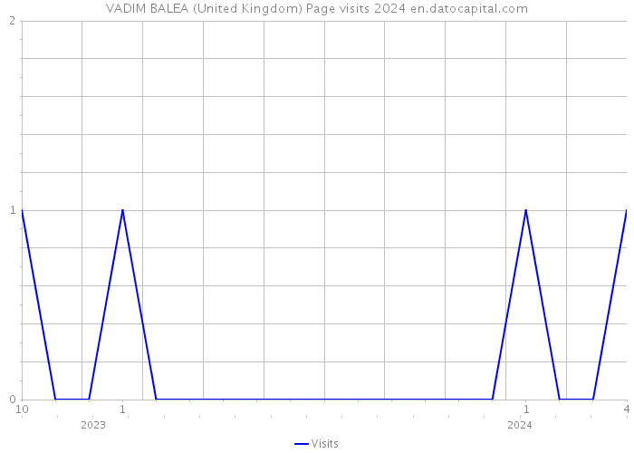 VADIM BALEA (United Kingdom) Page visits 2024 