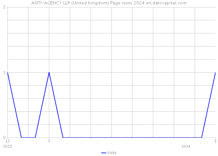 ANTI-AGENCY LLP (United Kingdom) Page visits 2024 