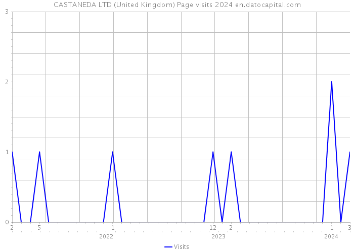 CASTANEDA LTD (United Kingdom) Page visits 2024 