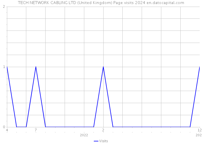 TECH NETWORK CABLING LTD (United Kingdom) Page visits 2024 