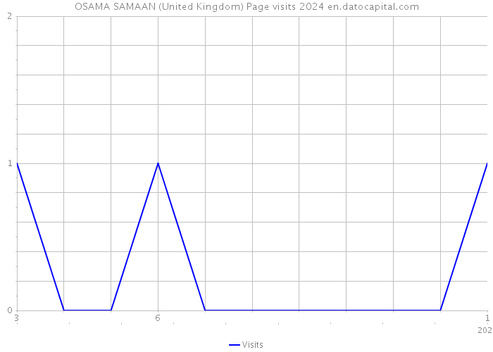 OSAMA SAMAAN (United Kingdom) Page visits 2024 