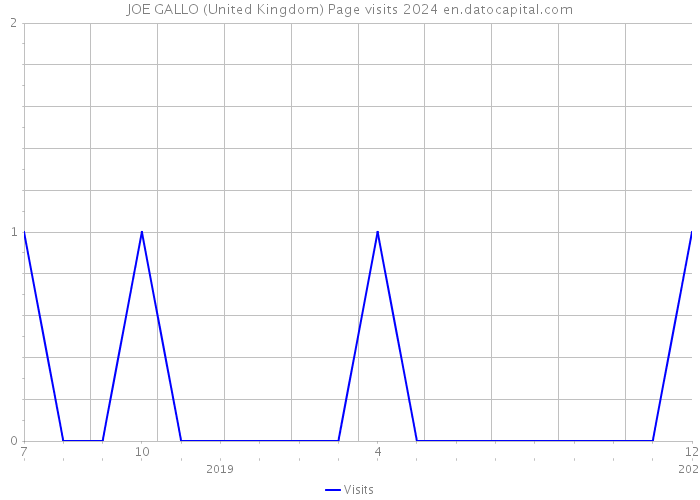 JOE GALLO (United Kingdom) Page visits 2024 