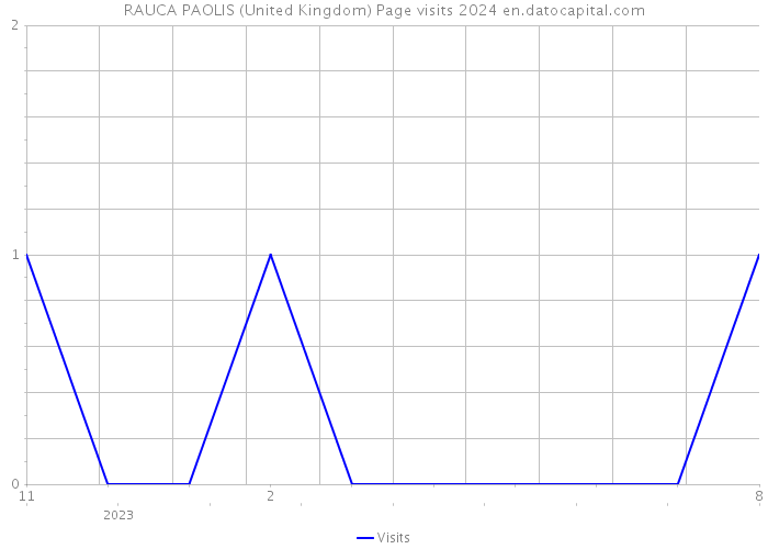 RAUCA PAOLIS (United Kingdom) Page visits 2024 