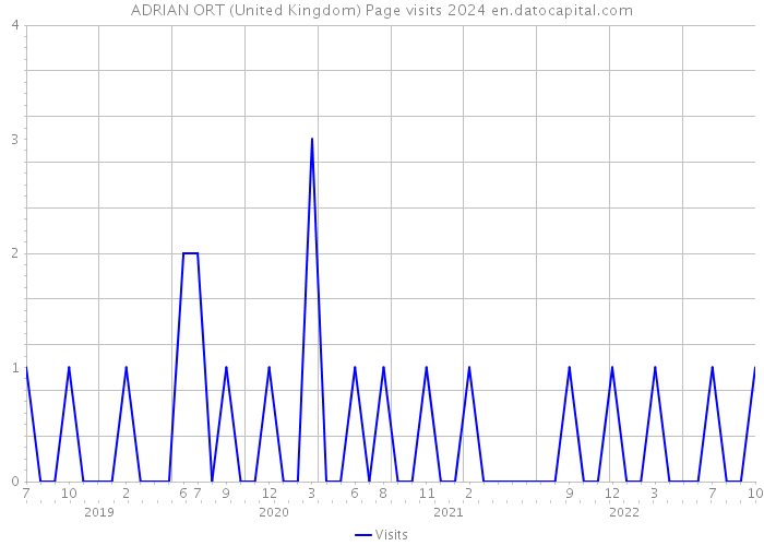 ADRIAN ORT (United Kingdom) Page visits 2024 