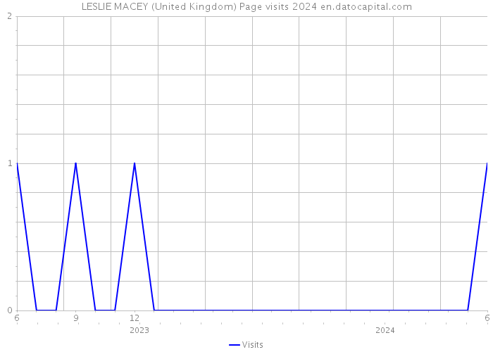 LESLIE MACEY (United Kingdom) Page visits 2024 