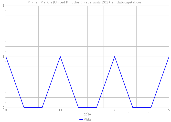 Mikhail Markin (United Kingdom) Page visits 2024 