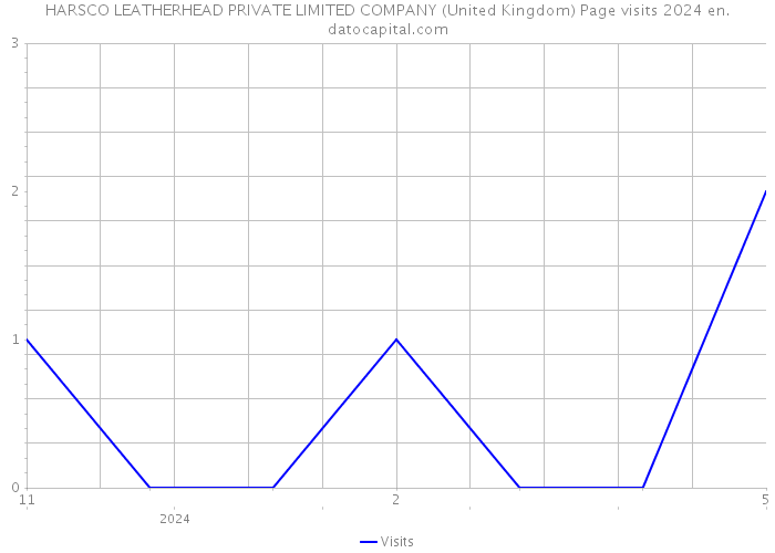 HARSCO LEATHERHEAD PRIVATE LIMITED COMPANY (United Kingdom) Page visits 2024 
