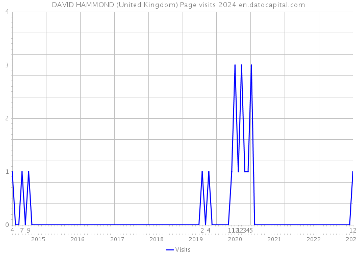 DAVID HAMMOND (United Kingdom) Page visits 2024 
