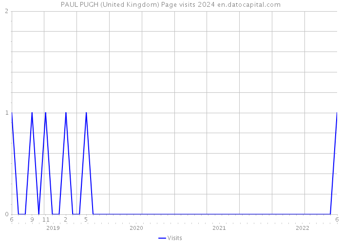 PAUL PUGH (United Kingdom) Page visits 2024 