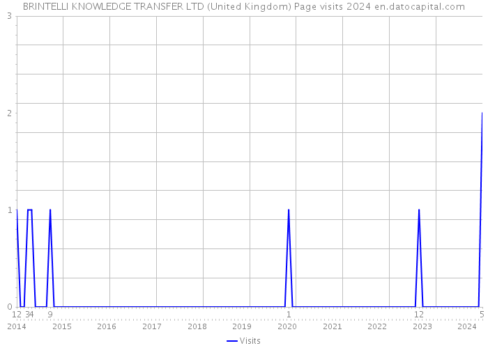 BRINTELLI KNOWLEDGE TRANSFER LTD (United Kingdom) Page visits 2024 