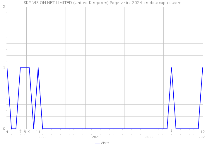 SKY VISION NET LIMITED (United Kingdom) Page visits 2024 