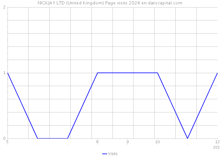 NICKJAY LTD (United Kingdom) Page visits 2024 