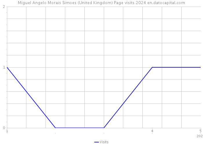Miguel Angelo Morais Simoes (United Kingdom) Page visits 2024 
