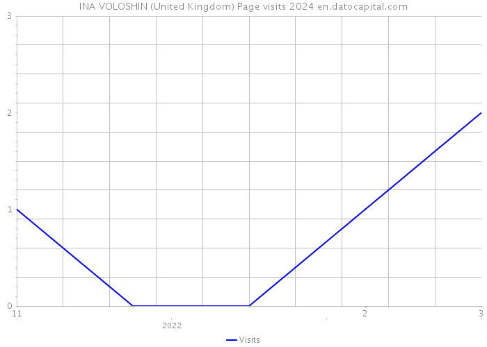 INA VOLOSHIN (United Kingdom) Page visits 2024 