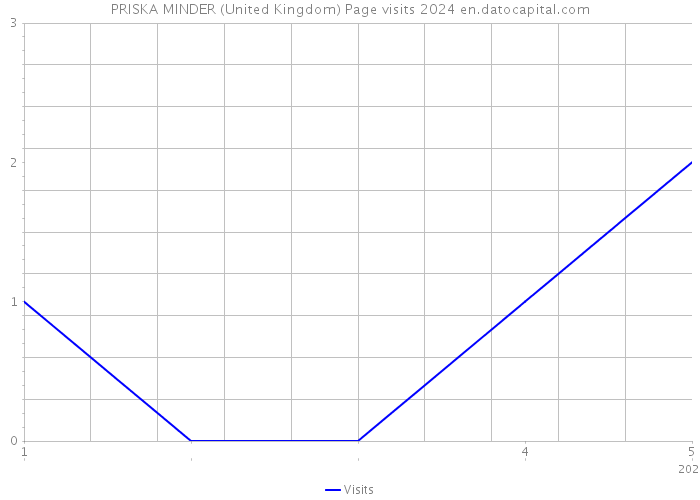 PRISKA MINDER (United Kingdom) Page visits 2024 