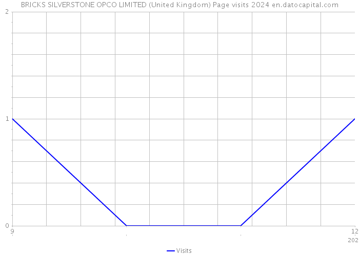 BRICKS SILVERSTONE OPCO LIMITED (United Kingdom) Page visits 2024 