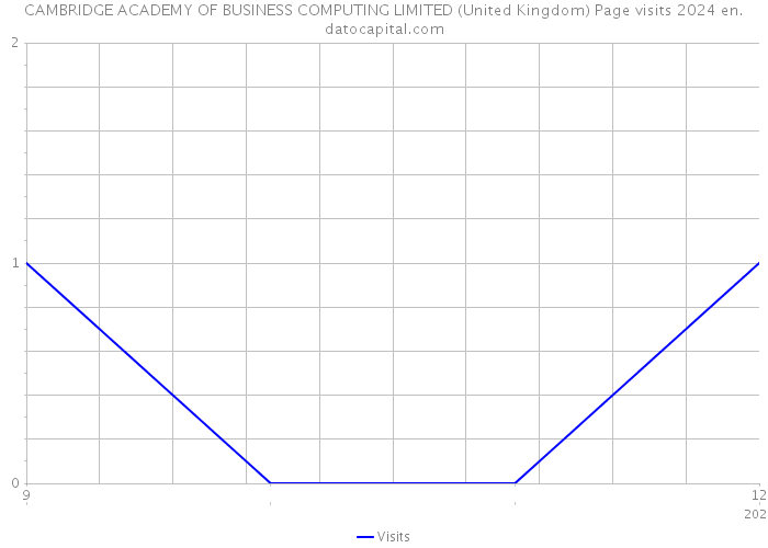 CAMBRIDGE ACADEMY OF BUSINESS COMPUTING LIMITED (United Kingdom) Page visits 2024 