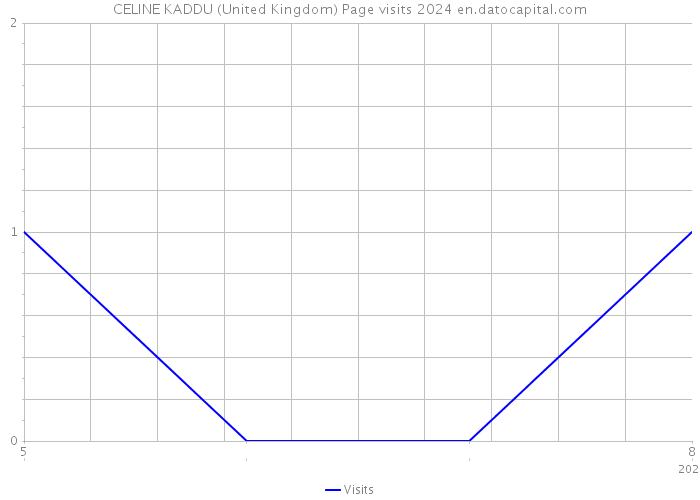 CELINE KADDU (United Kingdom) Page visits 2024 