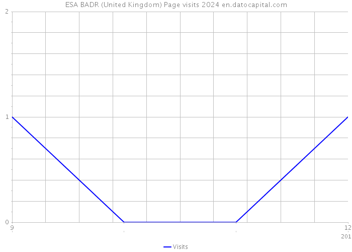 ESA BADR (United Kingdom) Page visits 2024 