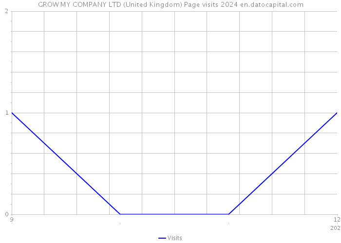 GROW MY COMPANY LTD (United Kingdom) Page visits 2024 