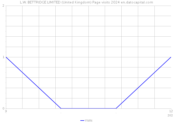 L.W. BETTRIDGE LIMITED (United Kingdom) Page visits 2024 