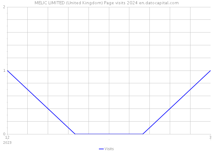 MELIC LIMITED (United Kingdom) Page visits 2024 