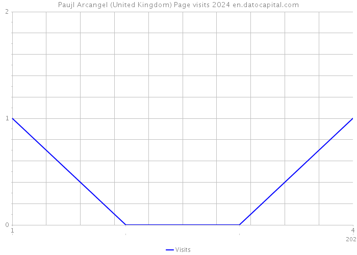 Paujl Arcangel (United Kingdom) Page visits 2024 