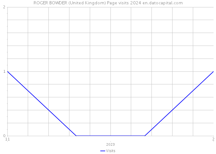 ROGER BOWDER (United Kingdom) Page visits 2024 